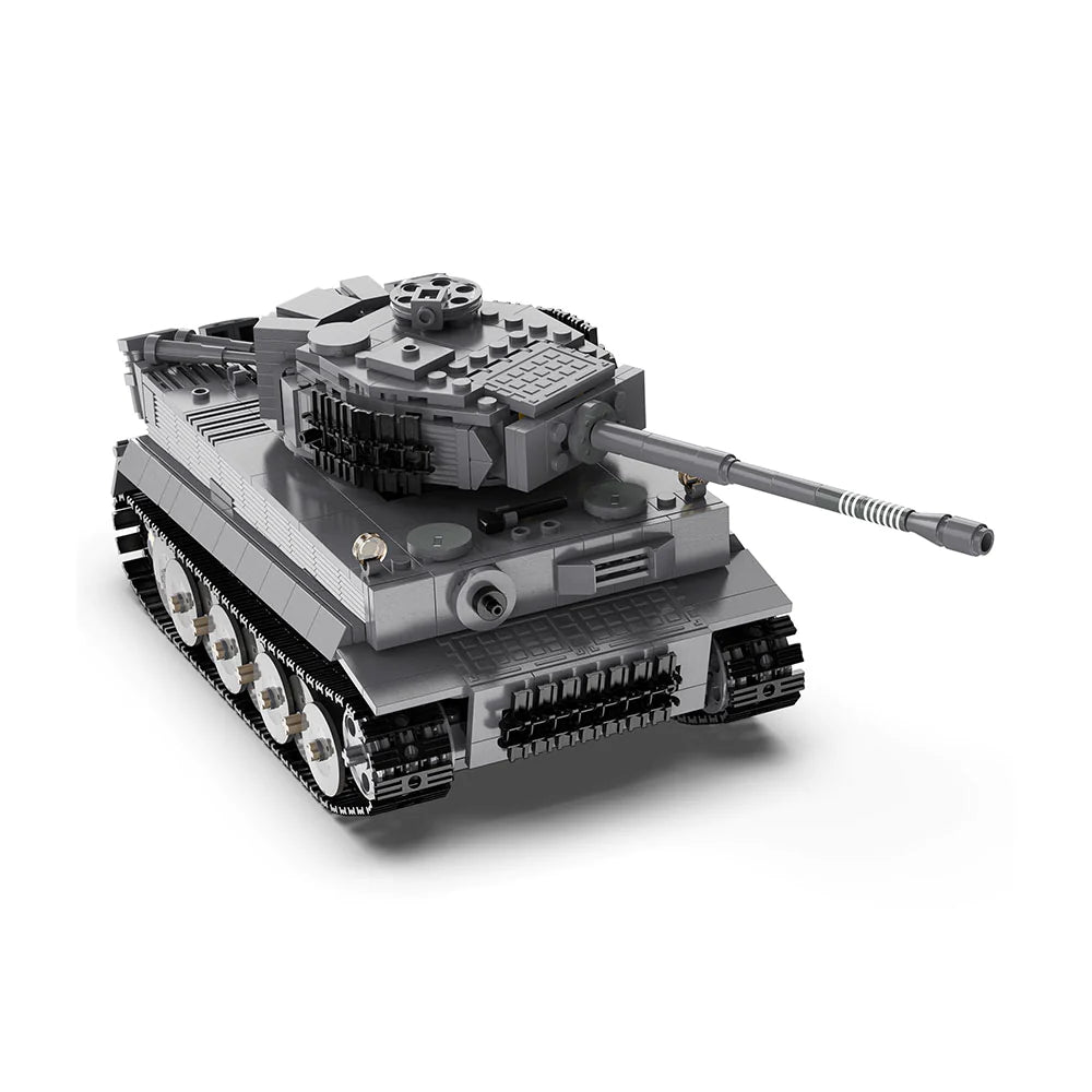 CaDA WW2 German Tiger I RC Tank Building Blocks Toy Set - 925PCS C61071W