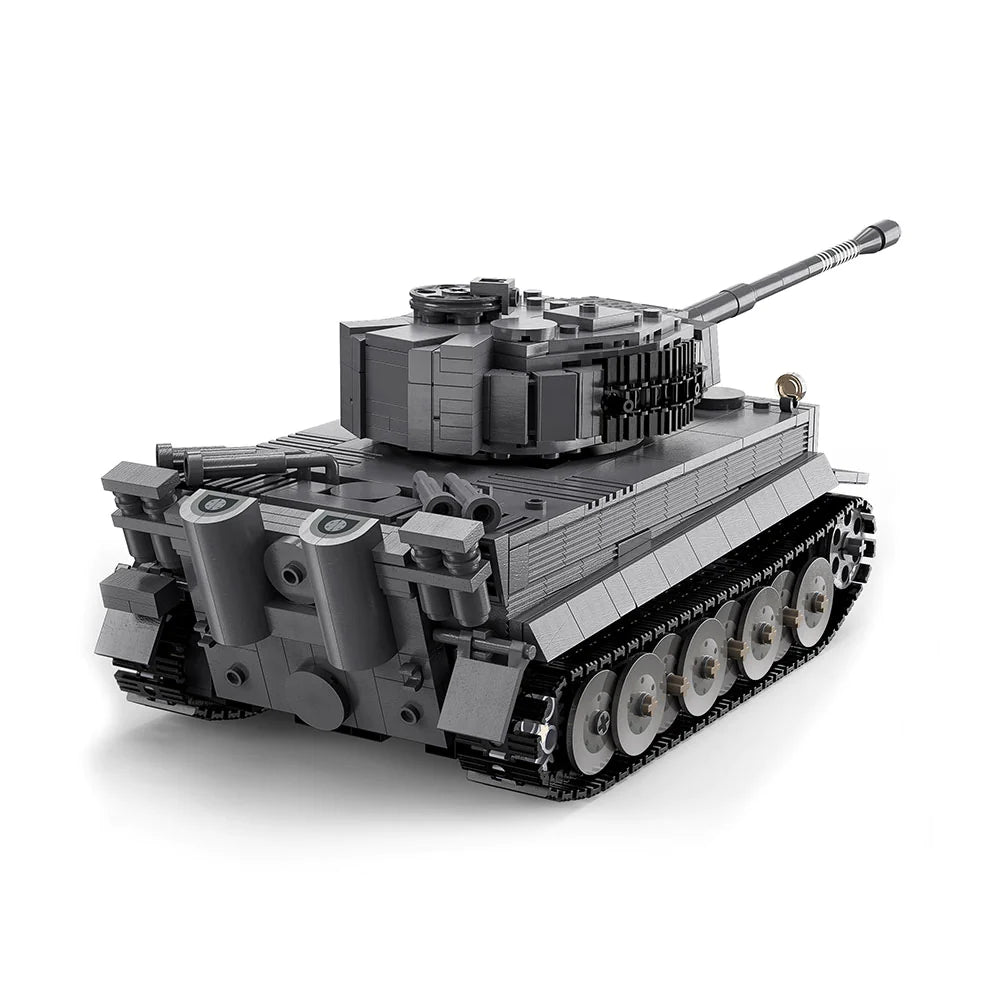 CaDA WW2 German Tiger I RC Tank Building Blocks Toy Set - 925PCS C61071W