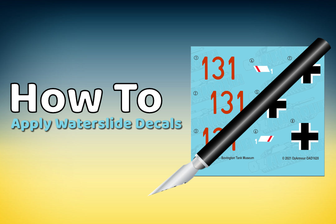 How To Apply And Work With Waterslide Decals - A Basic Tutorial