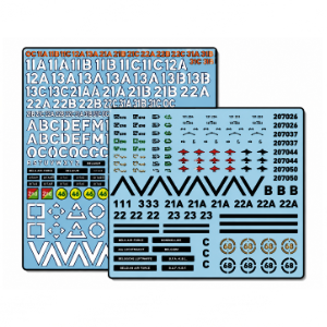 Waterslide Decals And Transfers For Scale Model and RC Tanks