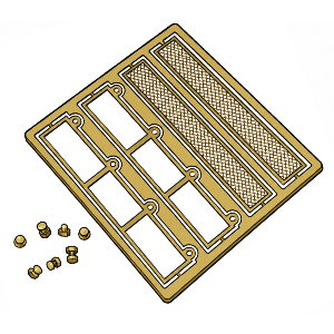 Model Photo Etch Parts and Detail in 1/16 scale and more