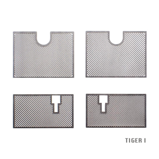 Photo Etched Grill/Mesh Screen Set for 1/16 Heng Long 3818, Taigen or Tamiya Tiger I