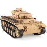 Heng Long 1/16 Scale German Panzer III Ausf. H Remote Control (RC) Battle Tank