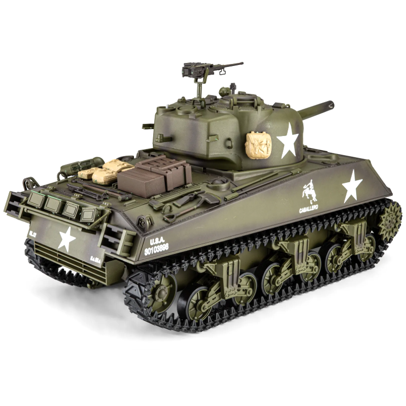 Heng Long 1/16 Scale USA M4A3 Sherman Remote Control RC Battle Tank