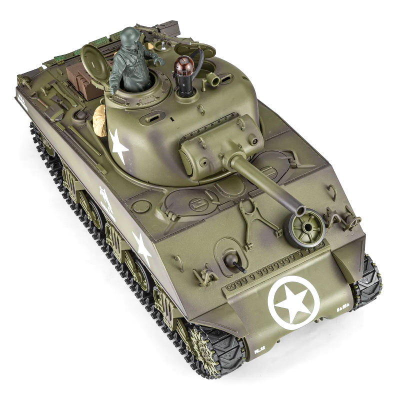 Heng Long 1/16 Scale USA M4A3 Sherman Remote Control RC Battle Tank