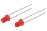 Replacement Standard 3mm LED Pair RED for RC Tank Rear Lights