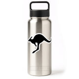 Australian Army ADF Fighting Kangaroo Sticker Black - Right