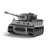 CaDA WW2 German Tiger I RC Tank Building Blocks Toy Set 925PCS C61071W
