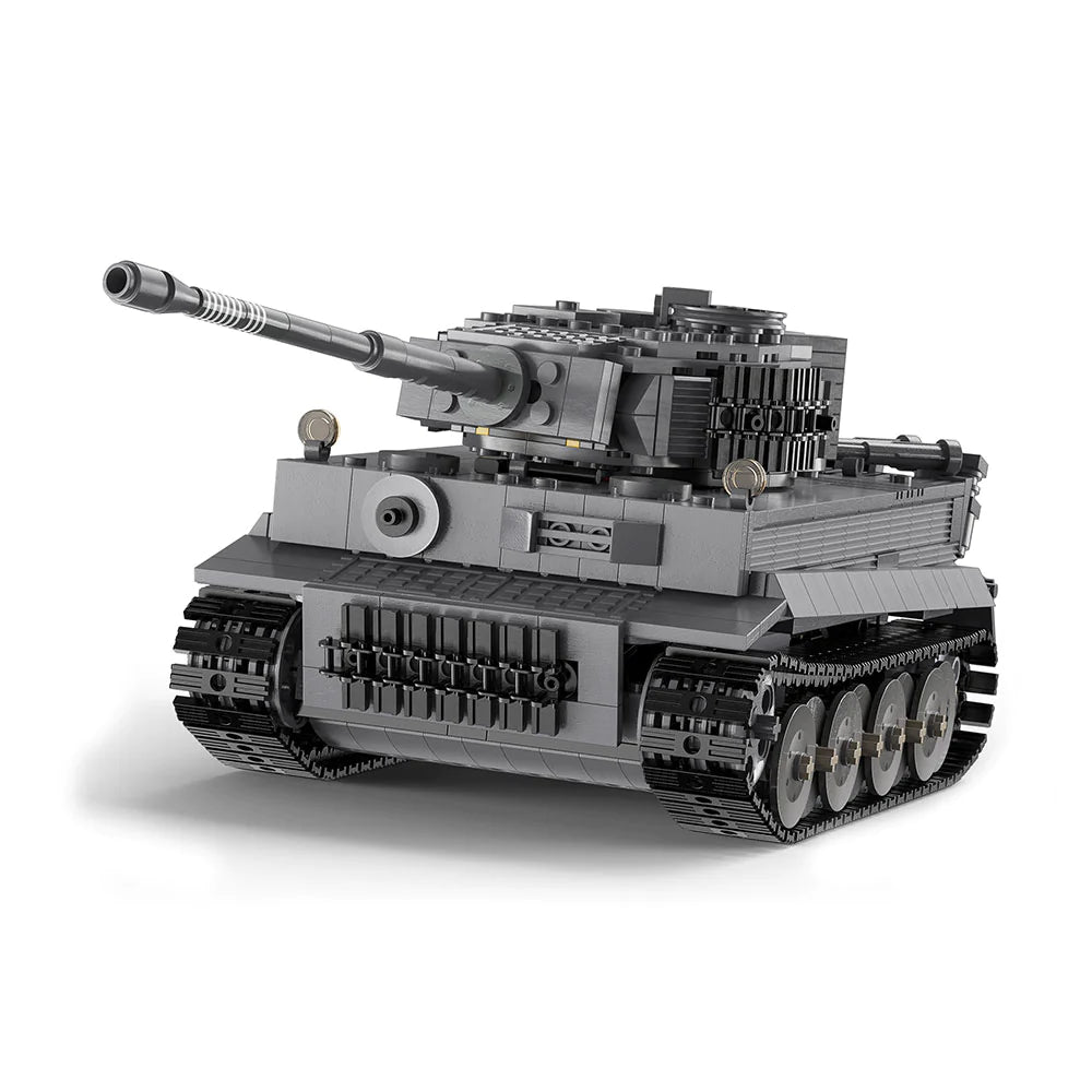 CaDA WW2 German Tiger I RC Tank Building Blocks Toy Set 925PCS C61071W