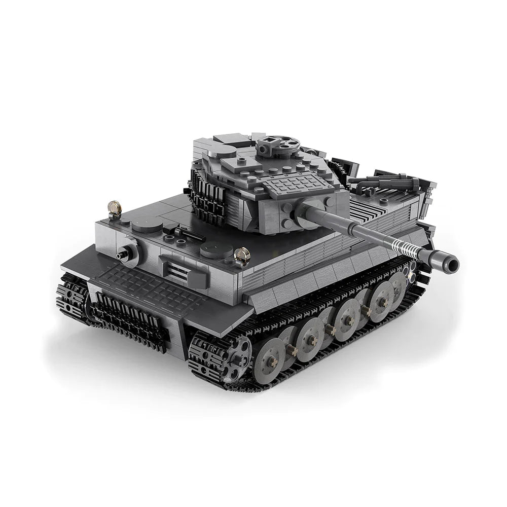CaDA WW2 German Tiger I RC Tank Building Blocks Toy Set - 925PCS C61071W