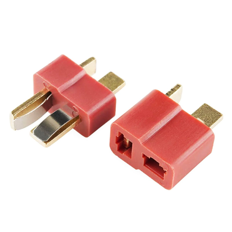 Deans T-connector for your 7.4V and 11.1V LiPo batteries.