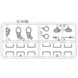 Heng Long M41 Bulldog Accessory Sprue A For 1/16 RC Tank Parts 1-8