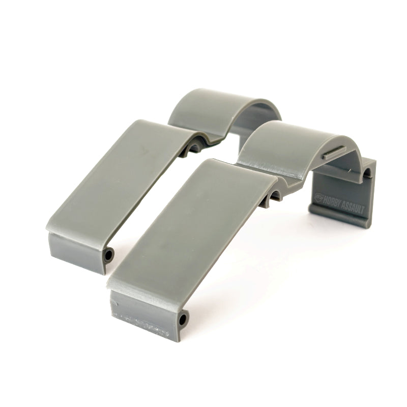 Heng Long Gearbox Plastic Protection Covers Pair - Low Profile for rc tanks