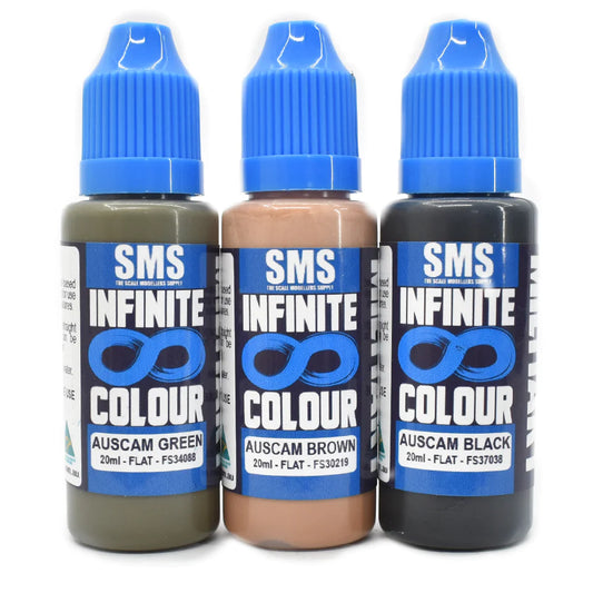 SMS Paints Infinite Colour AUSCAM COLOUR SET 20ml Water Based Acrylic