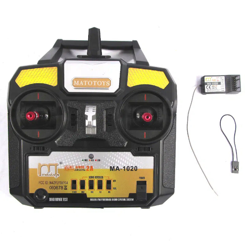Mato 4 Channel 2.4Ghz Radio Controller Transmitter with Receiver For 1/16 RC Tank Flysky FS-i4