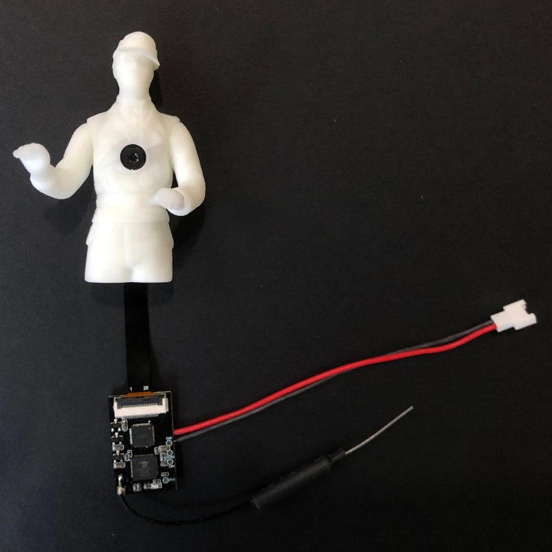 Mato 3D Printed 1/16 Commander Figure For FPV Camera In RC Tank