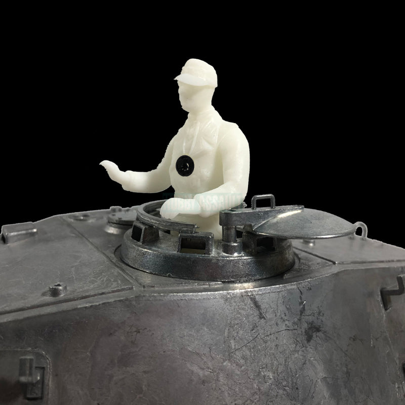 Mato 3D Printed 1/16 Commander Figure For FPV Camera In RC Tank