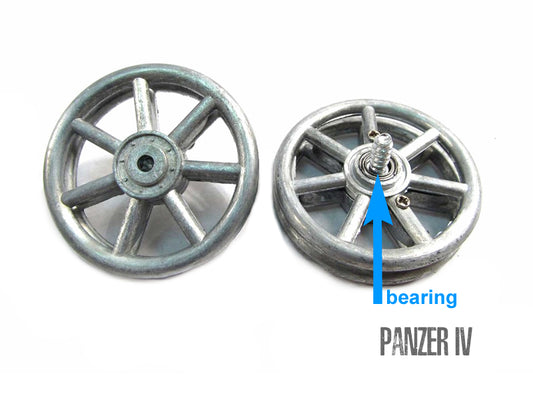 Metal Idler Wheel Set For 1/16 Heng Long Panzer IV RC Tank MT011i