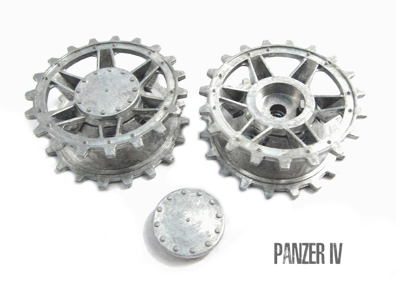 Metal Drive Wheels Sprockets For Heng Long 1/16 Panzer IV RC Tank MT011s