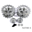 Metal Drive Wheels Sprocket Set For Heng Long 1/16 Panther G or Jagdpanther RC Tank 3879 MT012s