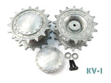 Metal Drive Wheels Sprocket Set For Heng Long 1/16 Russian KV-1 KV-2 RC Tank 3878 MT013s