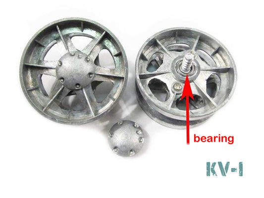 Metal Idler Wheel Set For Heng Long 1/16 Russian KV-1 RC Tank 3878 MT013i