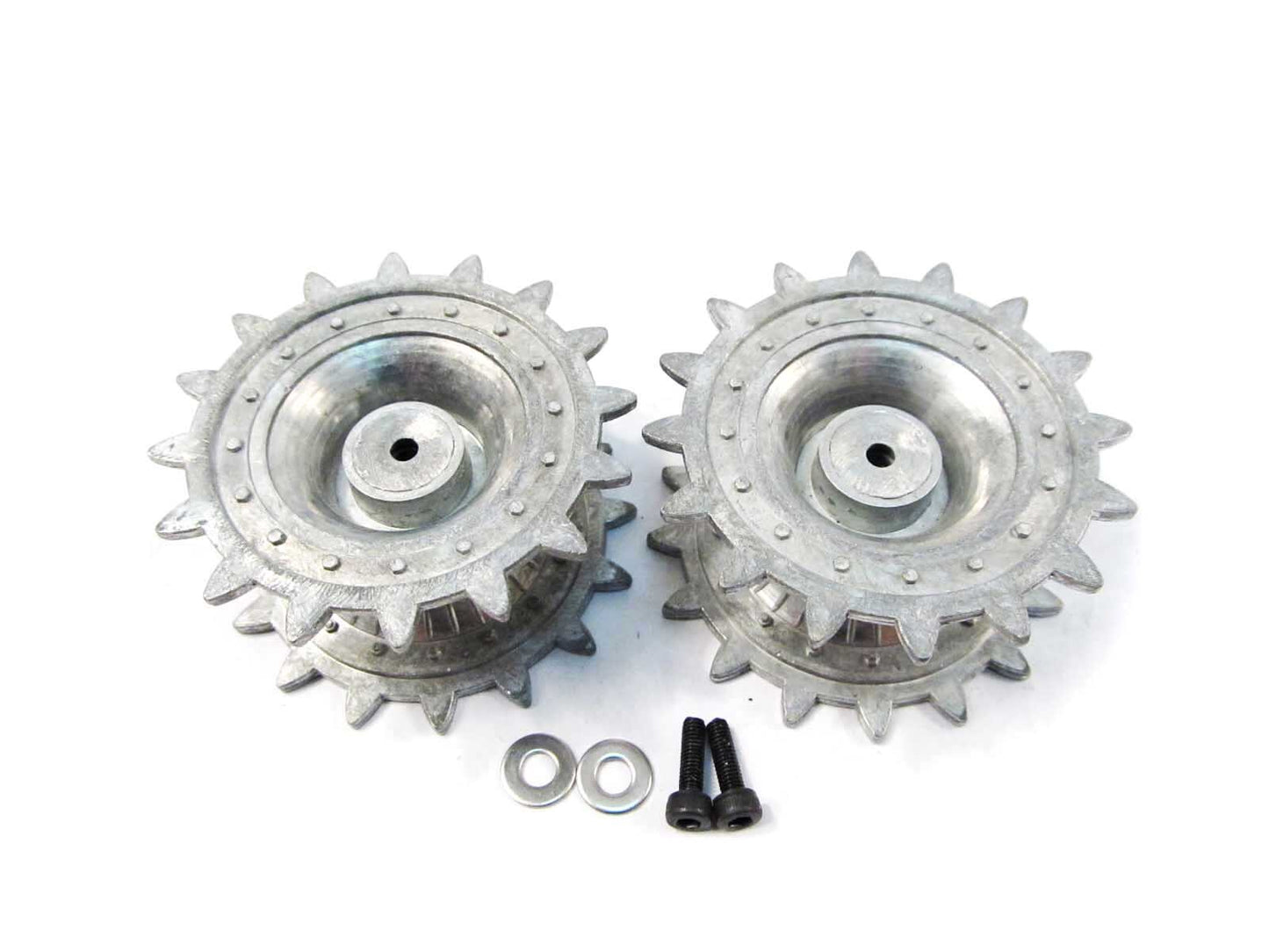 Metal Drive Wheels Sprocket Set For Heng Long 1/16 Russian KV-1 RC Tank 3878