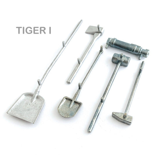 Metal Tool & Accessory Set for 1/16 Heng Long Tiger I RC Tank 3818 MT029