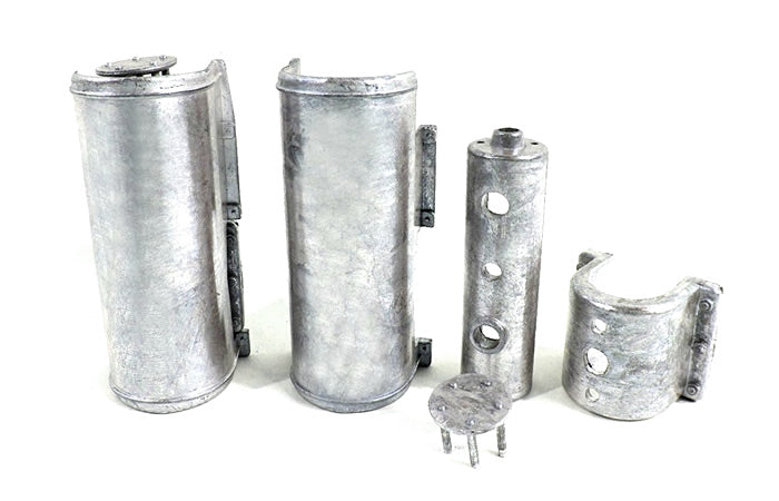 Metal Exhaust Upgrade For 1/16 Scale Heng Long Mato Tiger I RC Tank