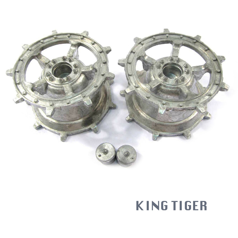 Metal Drive Sprocket Set For Heng Long 1/16 King Tiger RC Tank MT078s