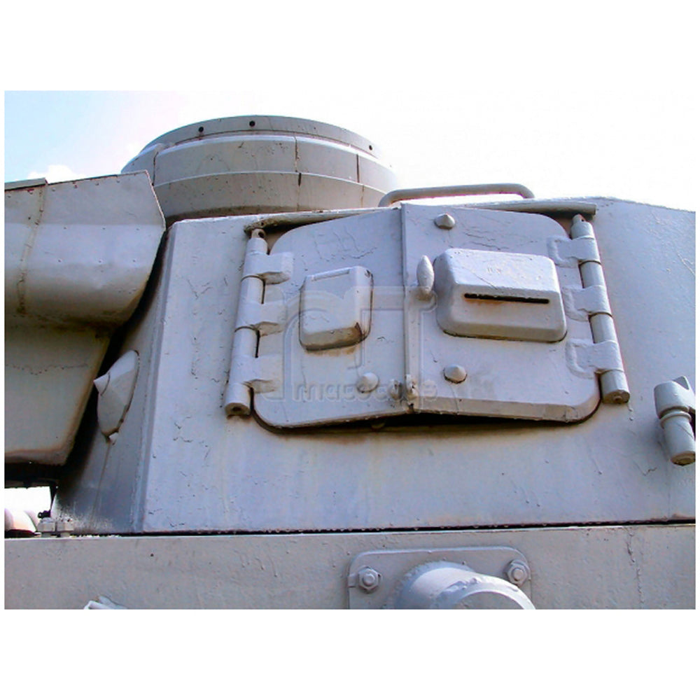 Mato Metal Side Turret Opening Hatches for Heng Long 1/16 Panzer III Panzer IV RC Tanks MT115