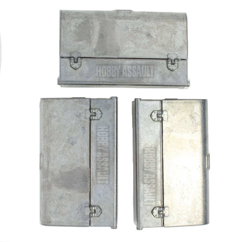 Mato 1/16 KV-1/KV-2 Metal Storage Box Set Of 3 For Heng Long Taigen RC Tank MT143