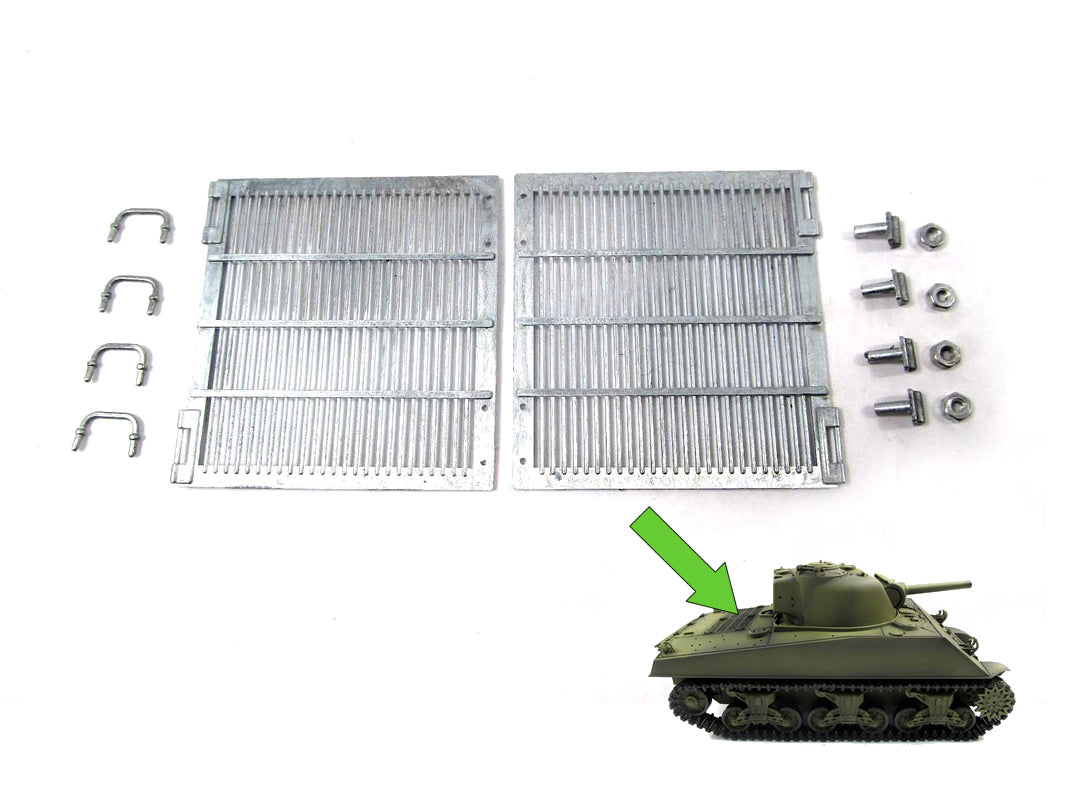 Mato 1/16 Metal Engine Grills for Heng Long 3898 M4A3 Sherman Tank MT144