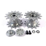 Mato Metal Drive Wheels Sprocket Set for 1/16 Heng Long M4 Sherman RC Tank 3898 MT156s