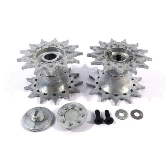 Metal Drive Wheels Sprocket Set for 1/16 Heng Long M4 Sherman RC Tank 3898 MT156s