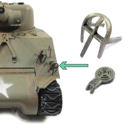 Mato Metal Siren With Guard For 1/16 M4 Sherman RC Tank MT168