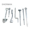 Metal Tool & Accessory Set for 1/16 M4 Sherman RC Tank MT182