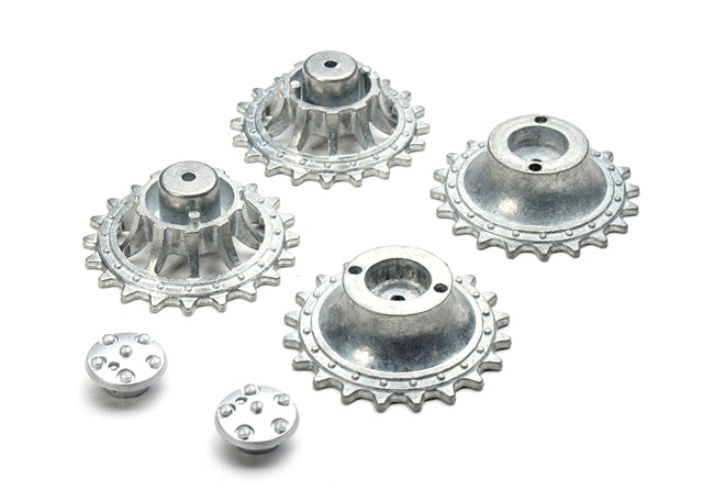 Metal Drive Sprocket Set (Early) For Heng Long 1/16 Tiger I RC Tank MT190