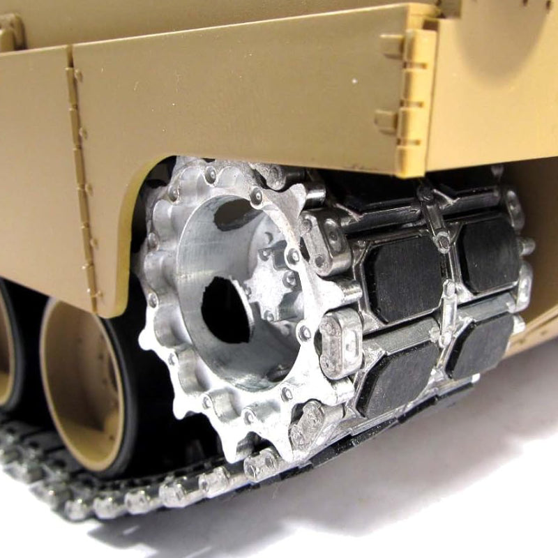 Metal Drive Wheels Sprockets And Idlers For Heng Long 1/16 M1A2 Abrams MT199