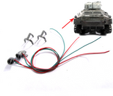 MATO Metal Rear LED Lights With Guards For 1/16 M4 Sherman MT207