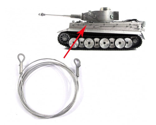 Tiger I Side Of Hull Metal Cable For 1/16 Heng Long Taigen Torro RC Tank MT208