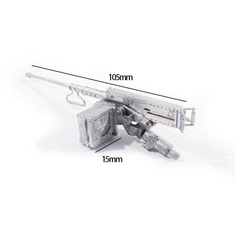 Mato 1/16 Metal .50 Calibre Browning M2 Heavy Machine Gun With Mount For RC Tank MT212