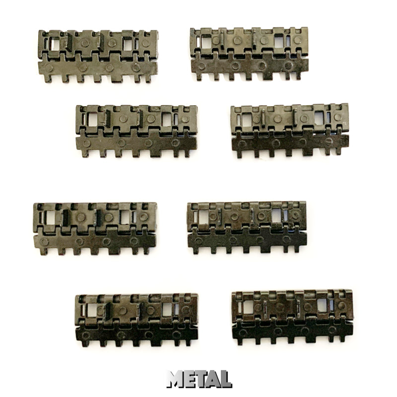 King Tiger Henschel Turret Metal Track Link Set For 1/16 Heng Long Tamiya MT242