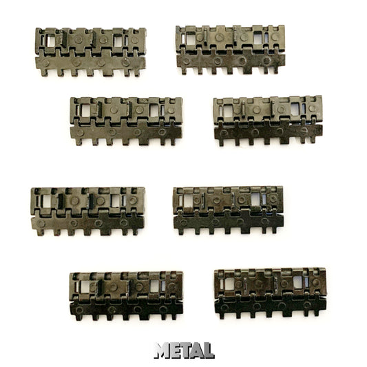 King Tiger Henschel Turret Metal Track Link Set For 1/16 Heng Long Tamiya MT242