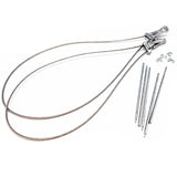MATO Metal Towing Cables With Clamps & Gun Cleaners For 1/16 King Tiger Tank MT248