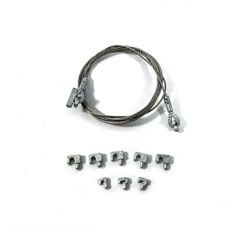 Mato Metal Towing Cable With Buckles (Small) for 1/16 King Tiger RC Tank MT249