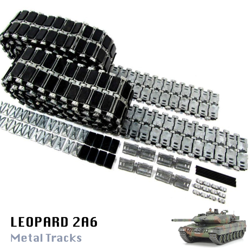 Mato Leopard 2A6 Metal Track Set For Heng Long 1/16 RC Tank MT157