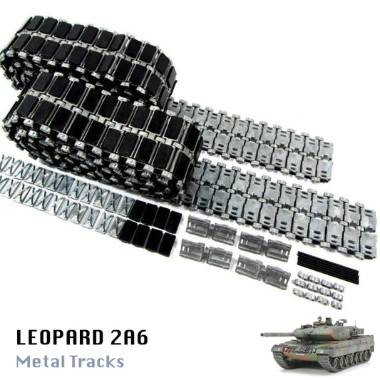 Mato Leopard 2A6 Metal Track Set For Heng Long 1/16 RC Tank MT157