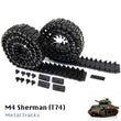 Mato Metal T74 Style Track Set For Heng Long 1/16 M4A3 Sherman RC Tank MT151