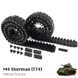 Mato Metal T74 Style Track Set For Heng Long 1/16 M4A3 Sherman RC Tank MT151